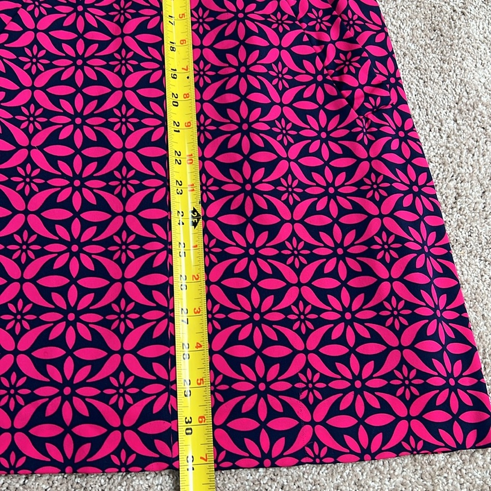 Diane von Furstenberg Pink Patterned Dress Size 0 - Picture 5 of 8